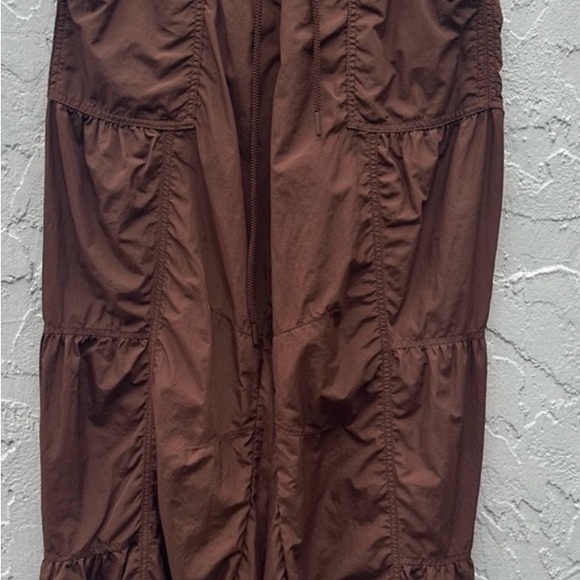 NEW Free People Set Me Free Pants Chocolate Brown XS - Picture 2 of 6